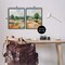 Stupell Industries Spring Field Abstract Landscape 2 pc Framed Giclee Wall Art Set Design by Silvia Vassileva